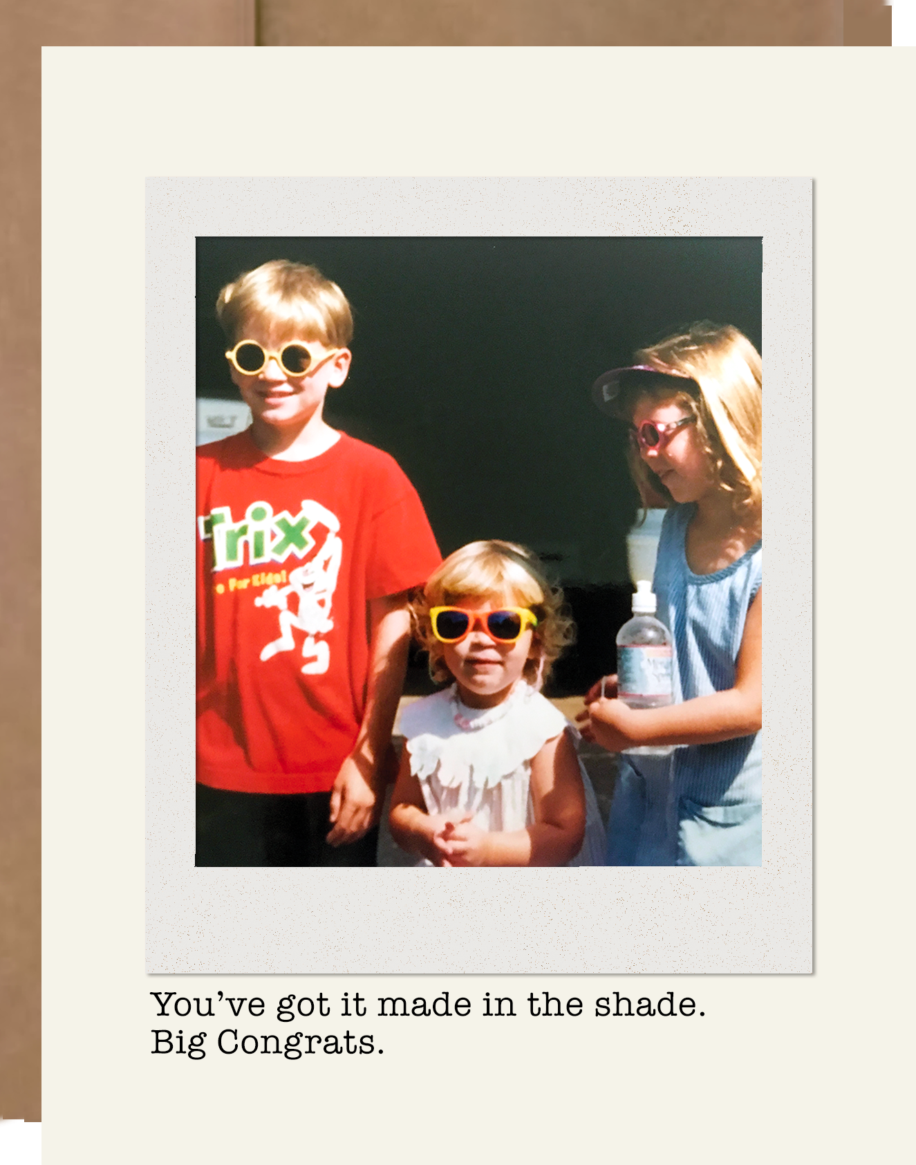 Made in the Shade - Congrats Card