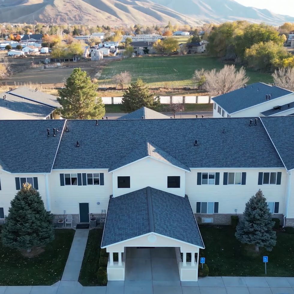 brand new asphalt roof in utah multifamily home