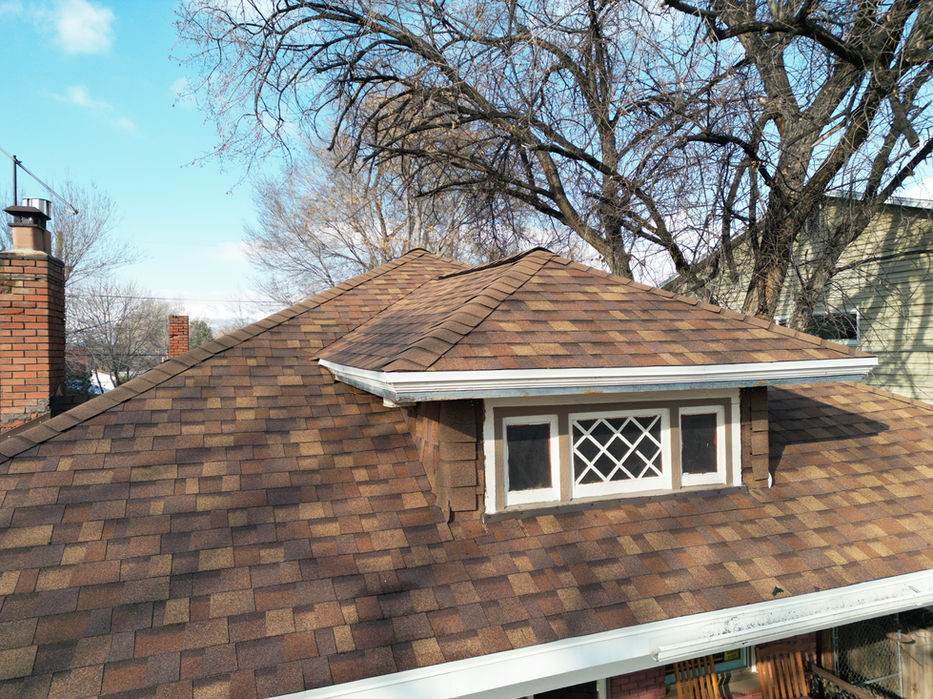 finished full asphalt roof replacement