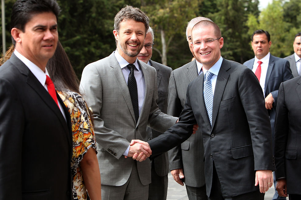 Visita del principe de Dinamrca