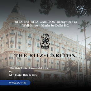The Ritz Hotel Limited & Ors v. M S Hotel Ritz & Ors.