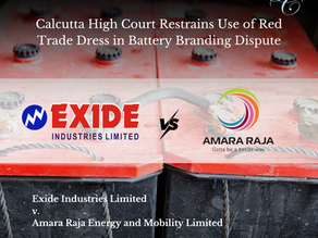Exide Industries Limited v. Amara Raja Energy and Mobility Limited