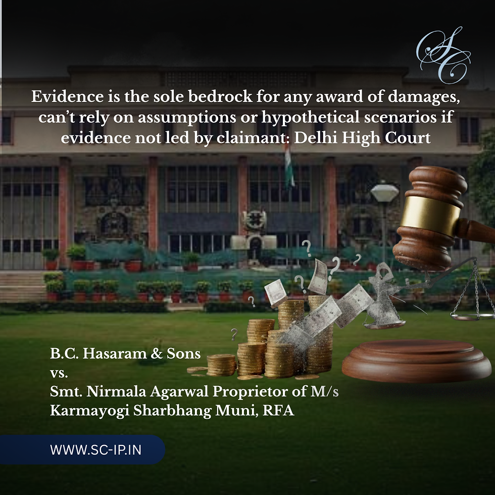 B.C. Hasaram & Sons v. Smt. Nirmala Agarwal