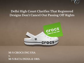 M/S CROCS INC USA v. M/S BATA INDIA & ORS.