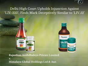 Rajasthan Aushdhalaya Private Limited Vs. Himalaya Global Holdings Ltd & Anr.