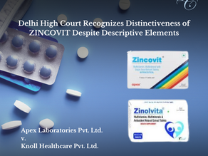 Apex Laboratories Pvt. Ltd vs Knoll Healthcare Pvt Ltd