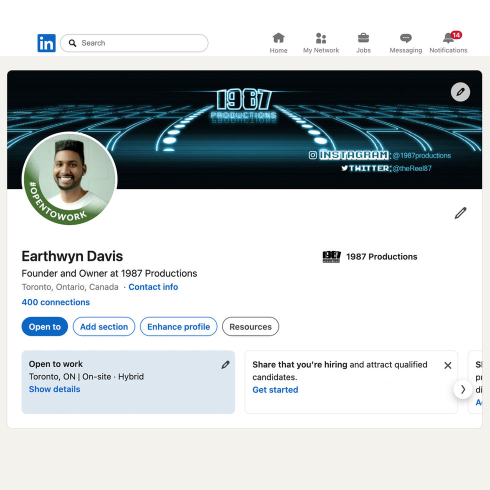 LinkedIn Banner Application