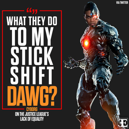 Cyborg Quote Graphic