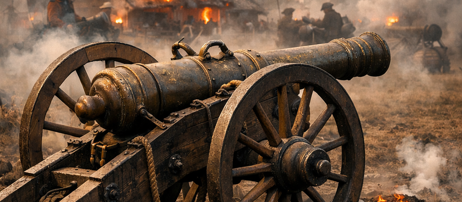 L'artillerie est sortie dans la campagne