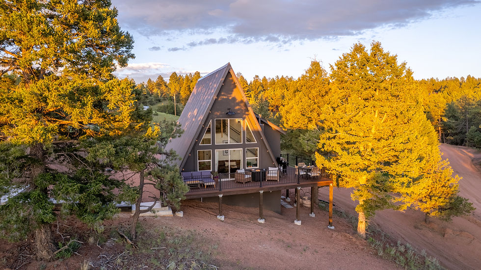 A-Frame homes Colorado