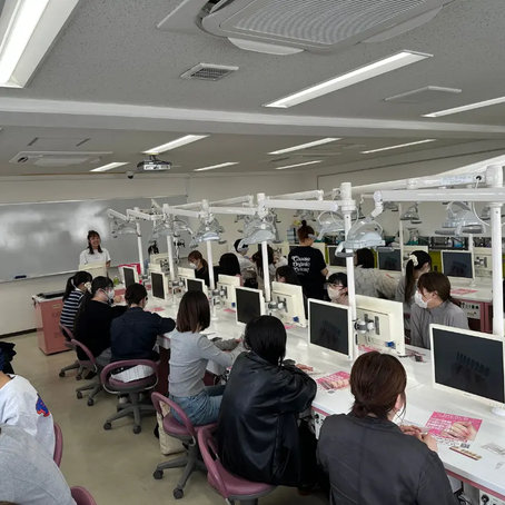 【開催レポート】 貼るだけマニキュア 「インココ」体験会@日本医歯薬専門学校