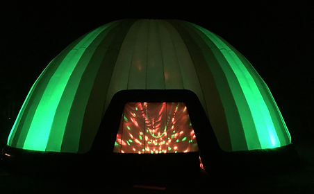 14 metre inflatable dome green led