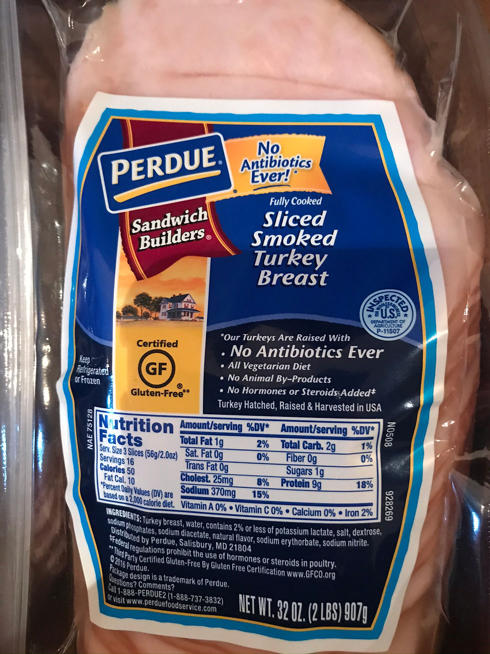 Thumbnail: Mesquite Smoked Sliced Turkey Breast 12 lb