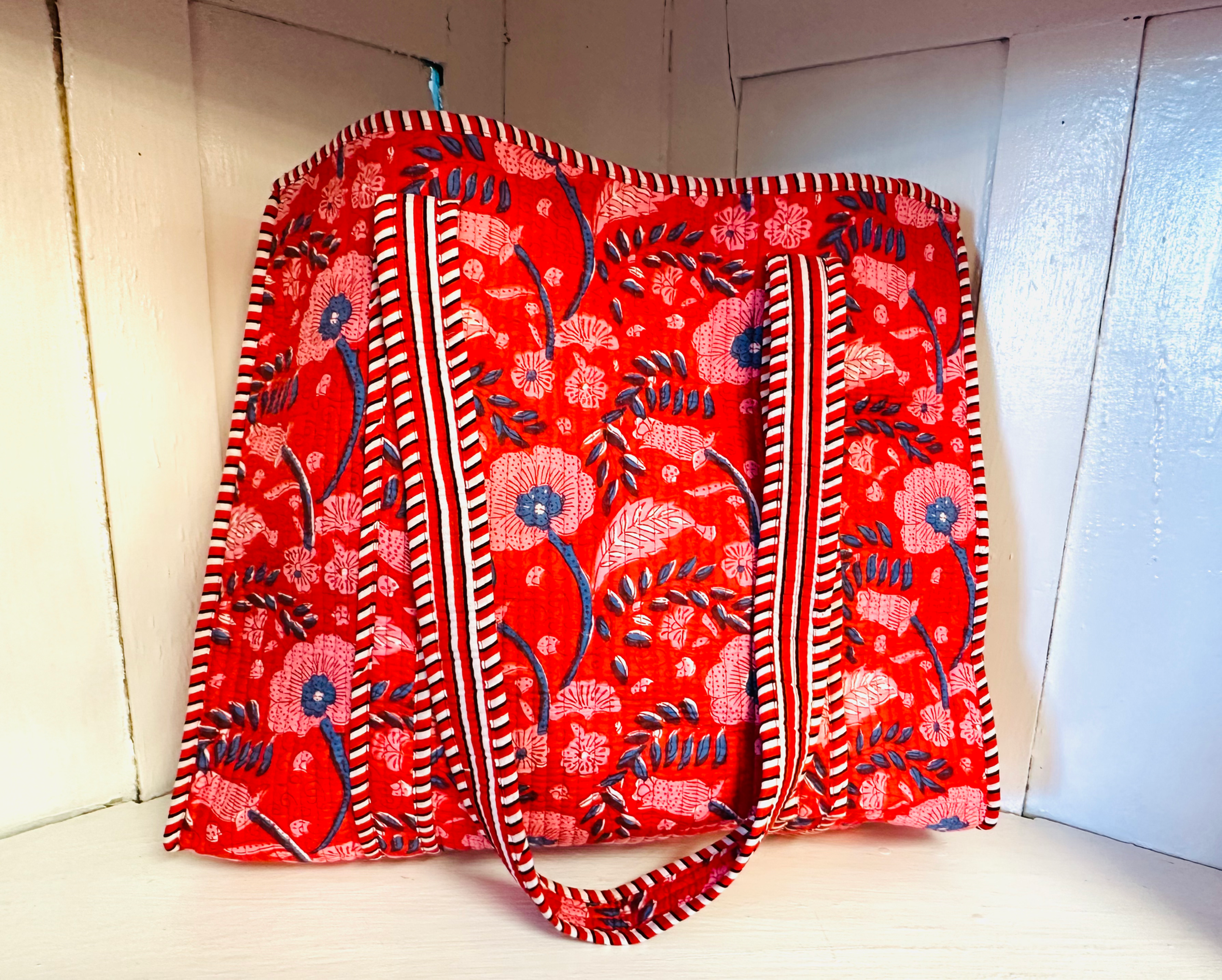 Scarlett Blooms Floral Tote