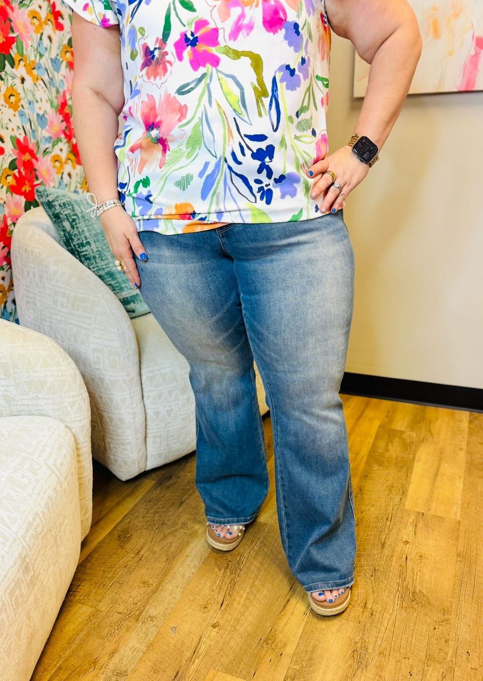 Thumbnail: JB Midrise Vintage Flare Jeans