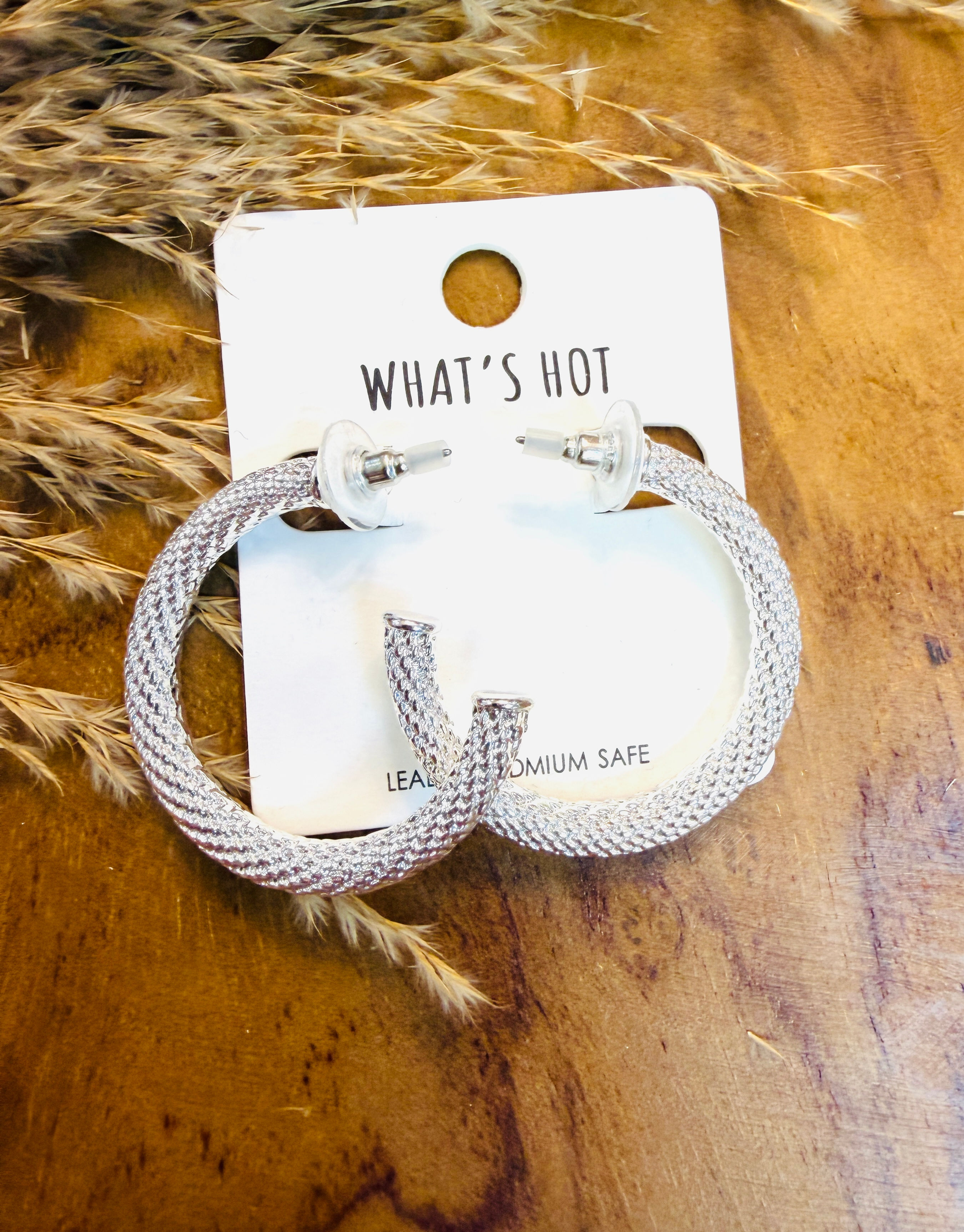 Silver Wired Earring