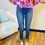 Thumbnail: JB High Rise Medium Wash Skinny Jeans