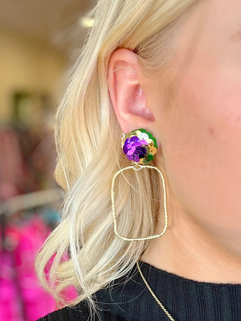 Sequin Hoops