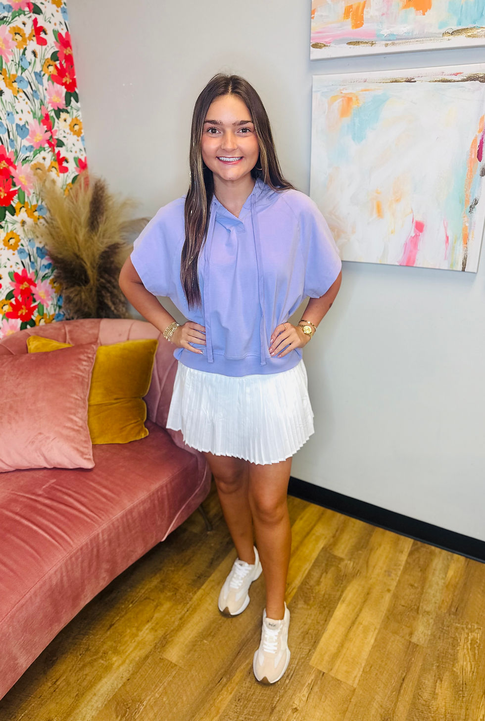 Whitney White Sport Skort