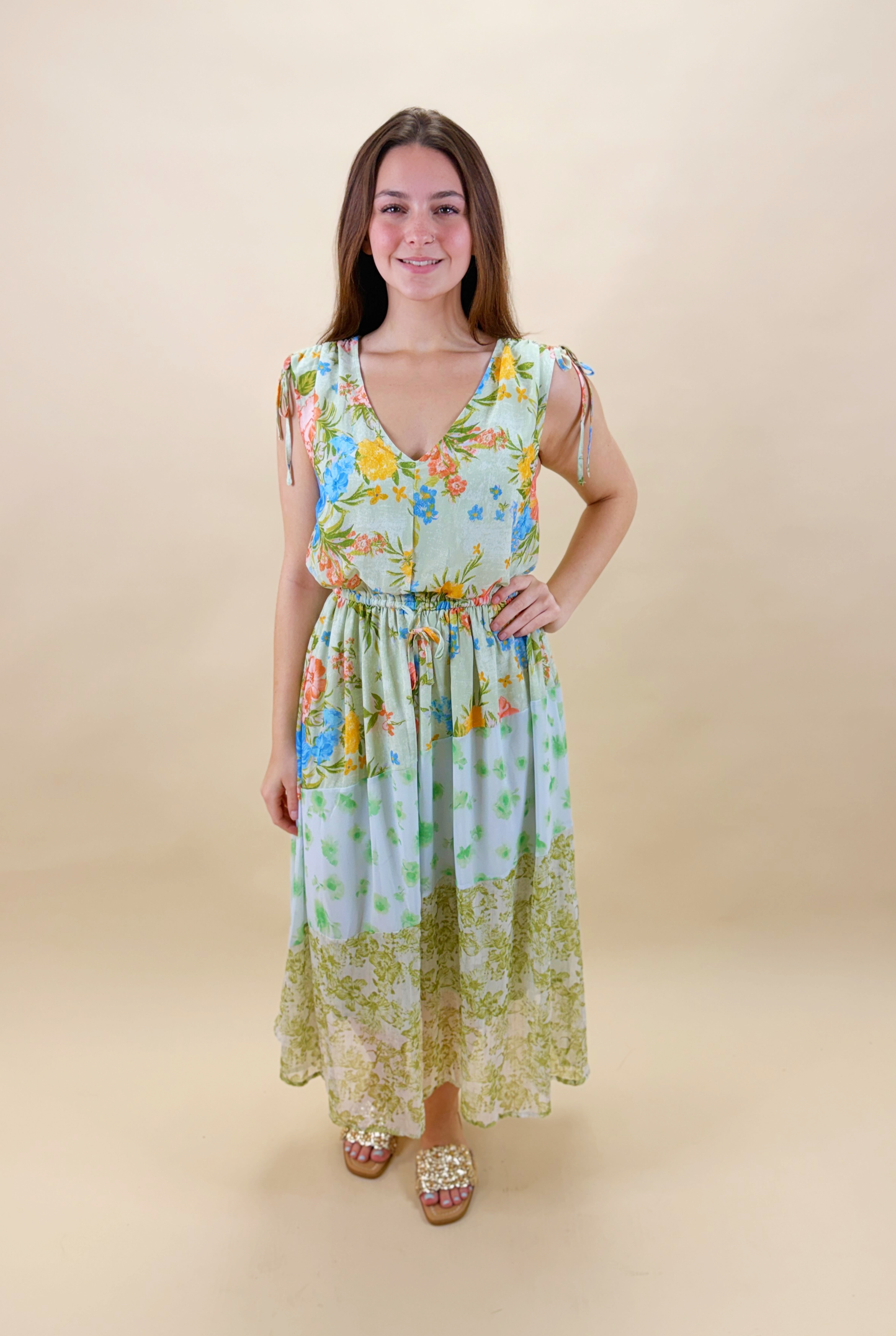 Green Tea Garden Dress