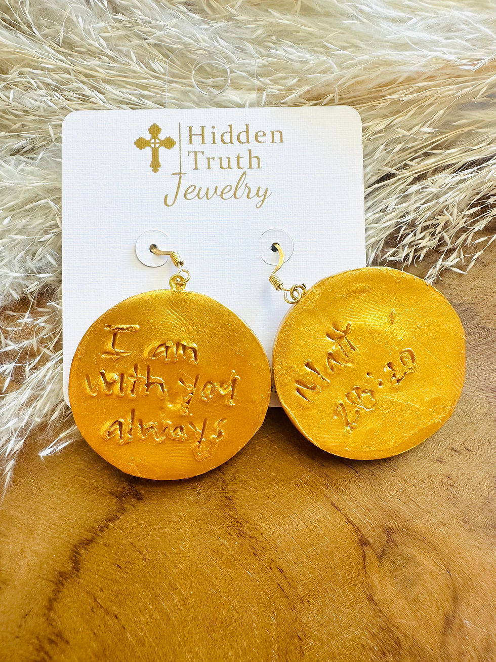Thumbnail: HT - Pearl Insert With Truth Cross Dangles