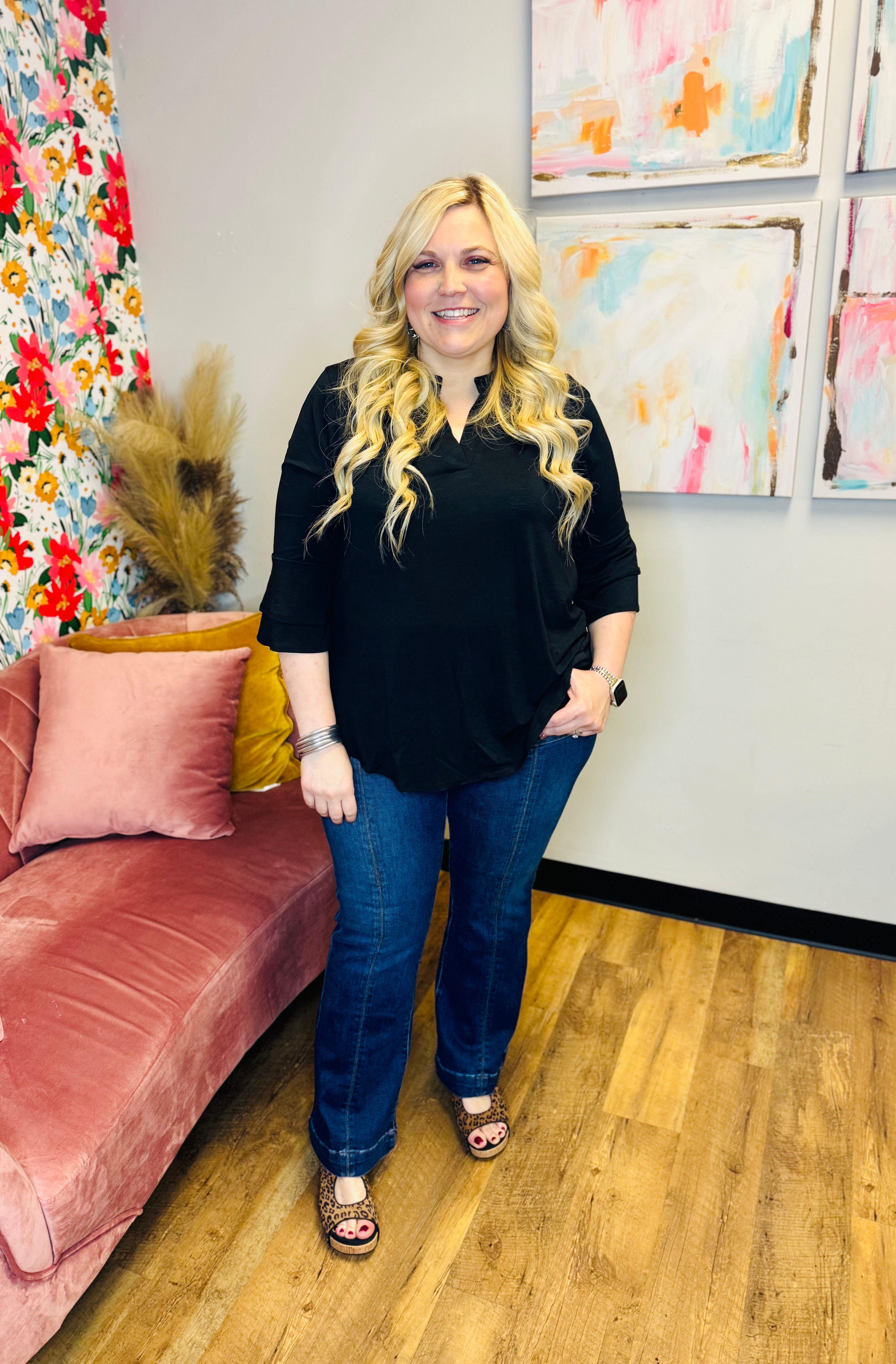 JB High Rise Dark Wash Skinny Jeans