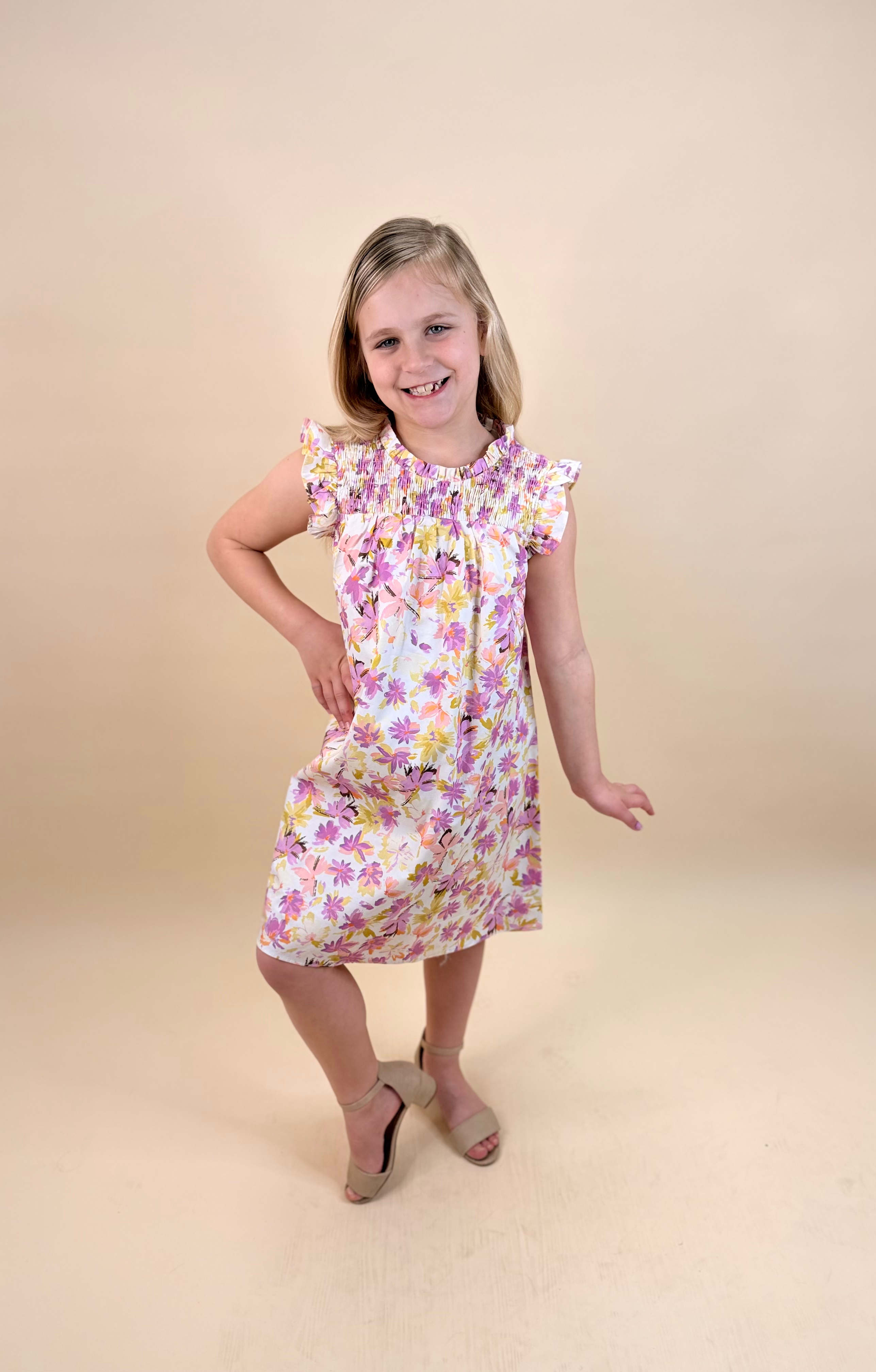 Watercolor Garden Dress