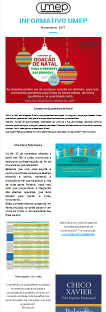 Informativo Digital Umep - Nov 2017