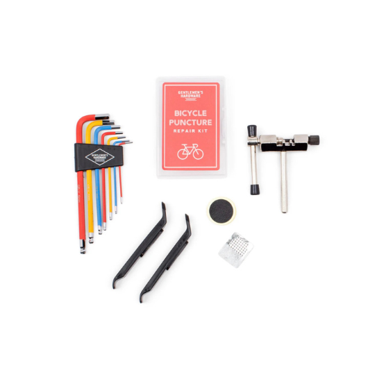 Cycling repair kit with hex keys and chain breaker