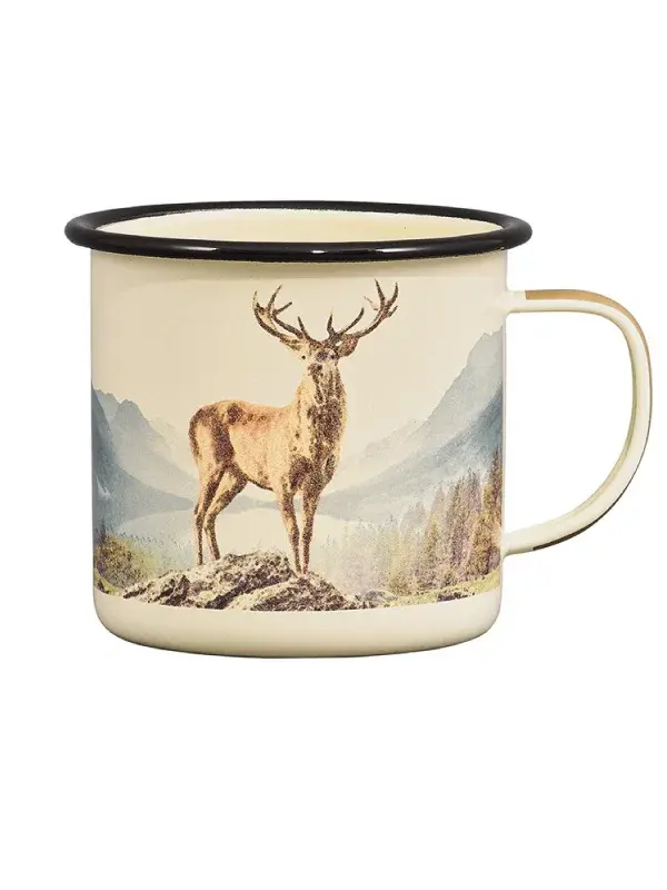 Gentlemen's Hardware enamel deer camping mug