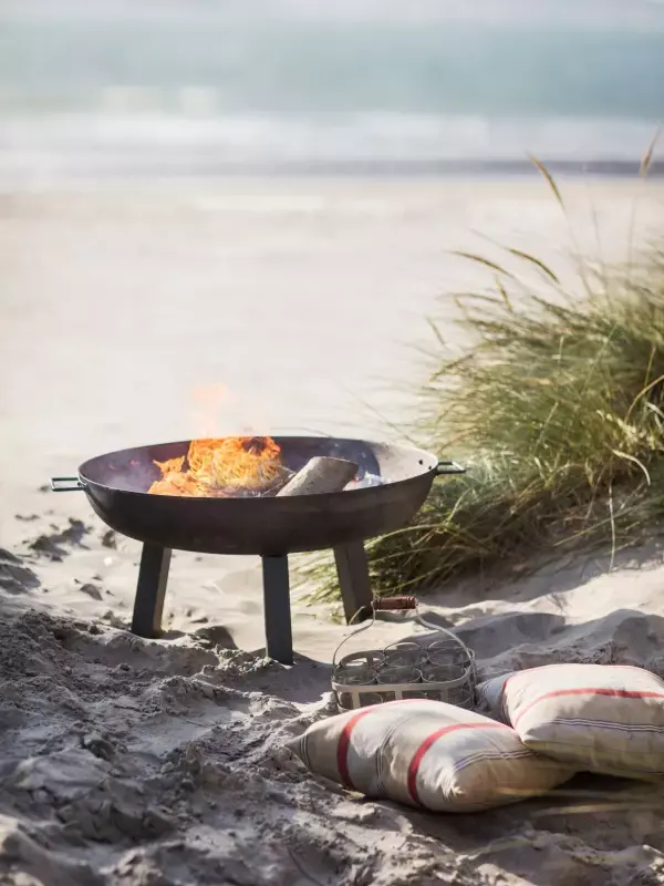 Thumbnail: Garden Trading Foscot fire pit with steel legs