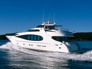 Aerial Luxury Motor Yacht