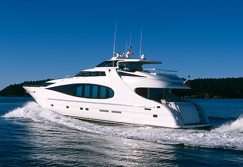 Aerial Luxury Motor Yacht
