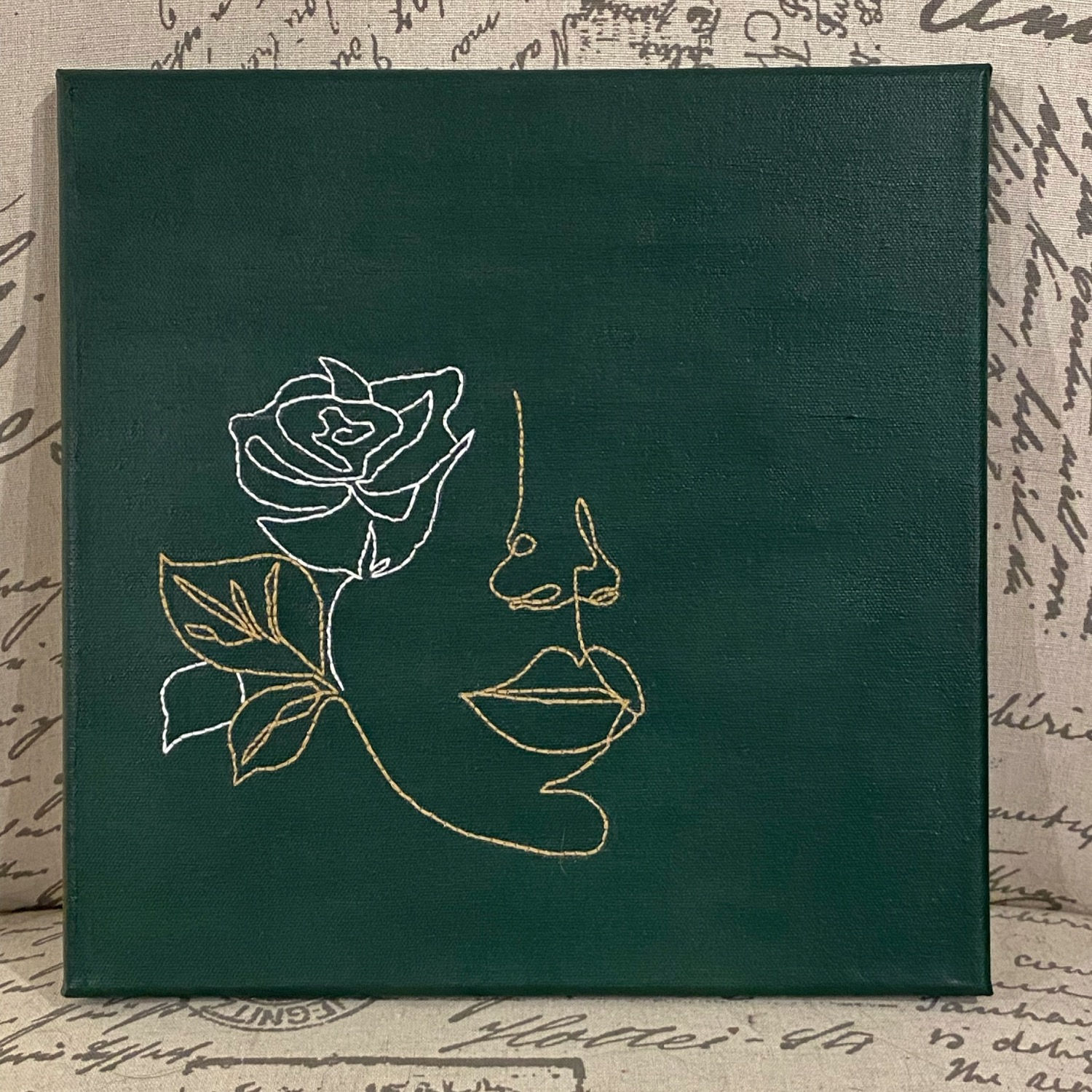 Embroidery on Canvas