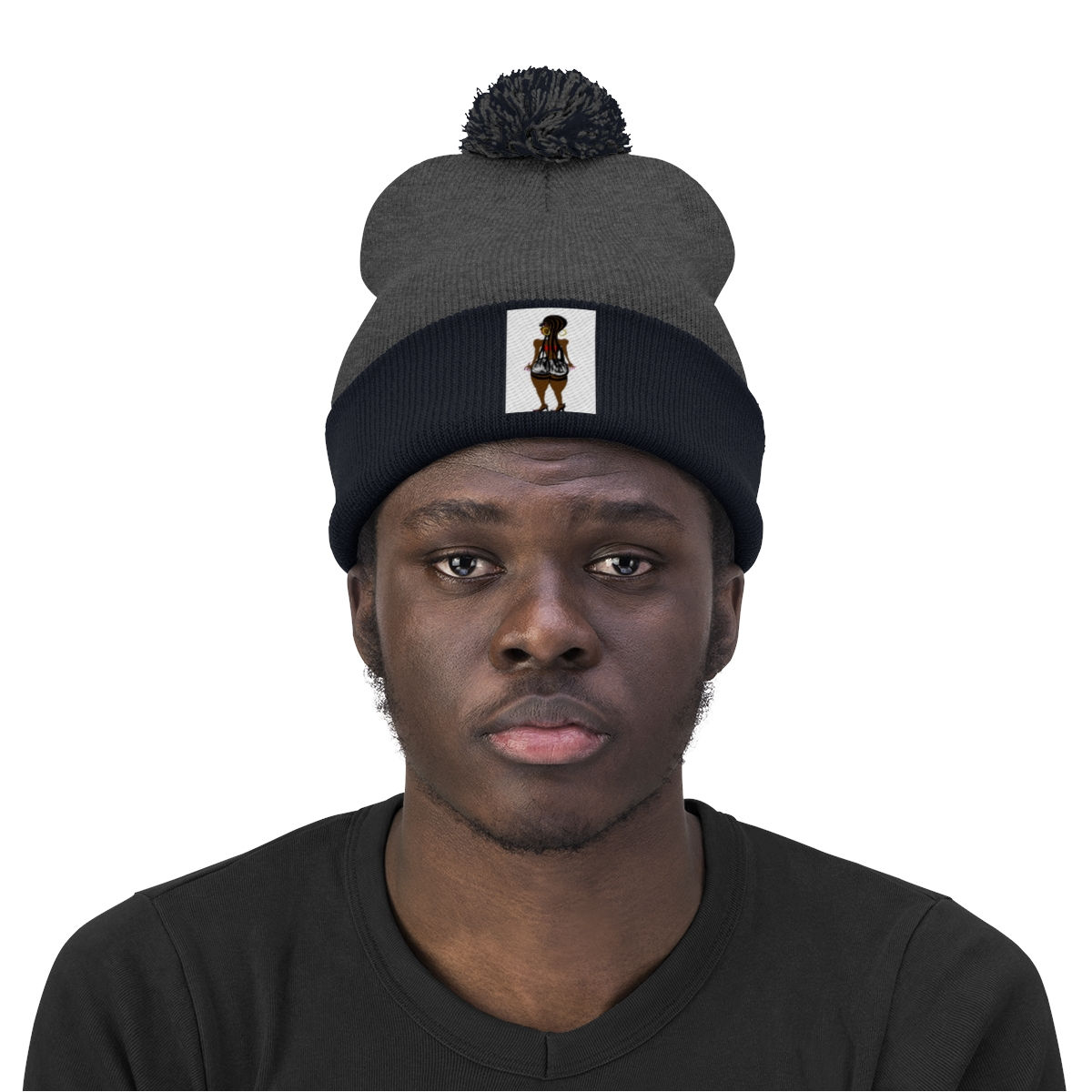 Jezagi "Mad Hoodrart" Pom Pom Beanie