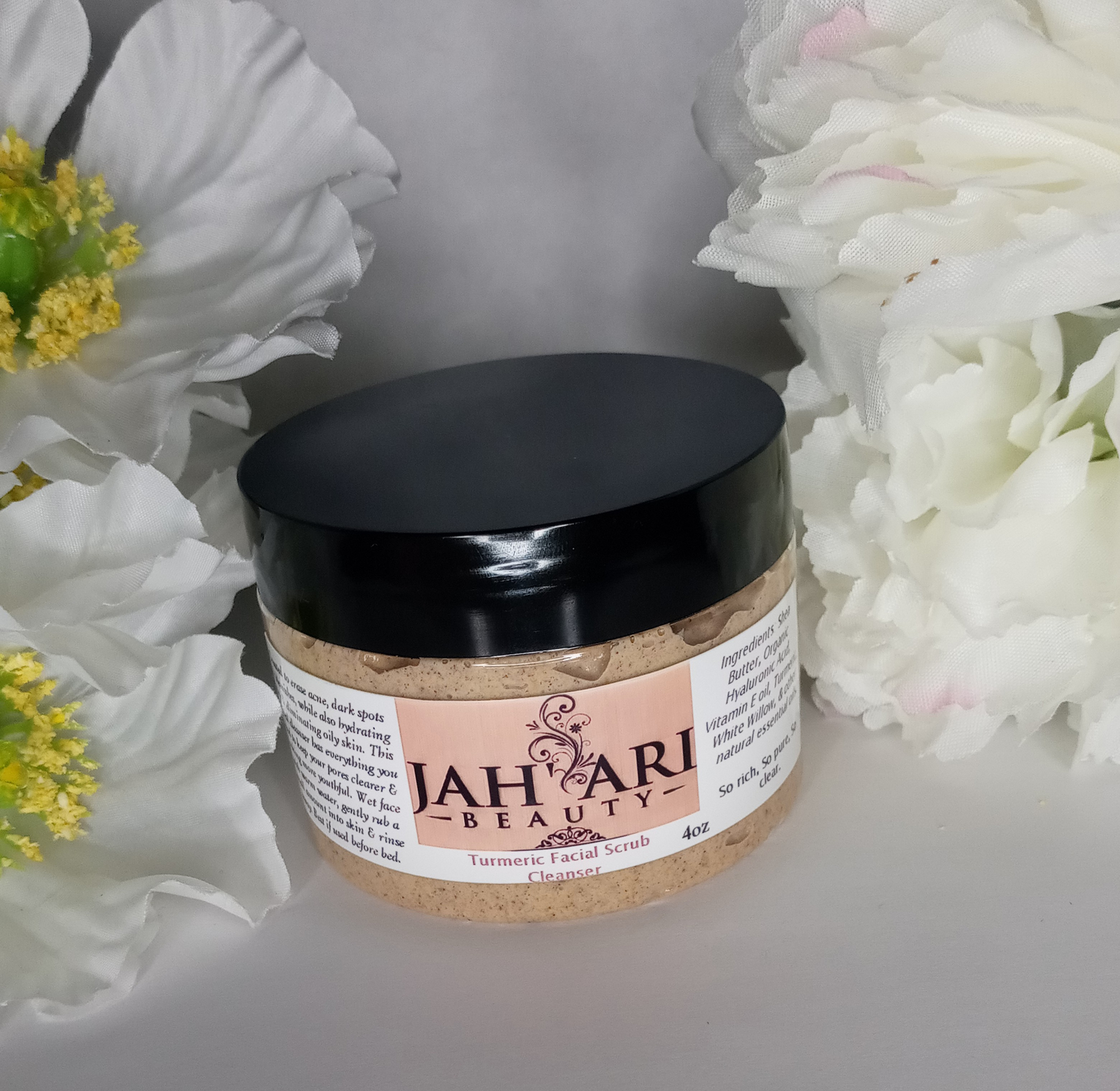 Turmeric facial scrub