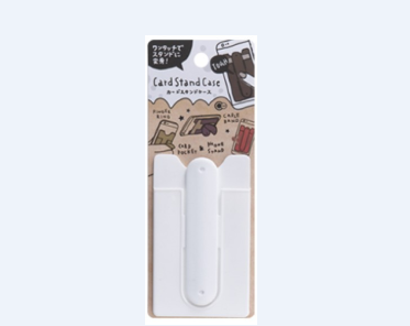 Silicone Phone Wallet with Stand-White