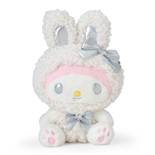 Sanrio My Melody Fluffy Snow Rabbit Plush | Akiba House