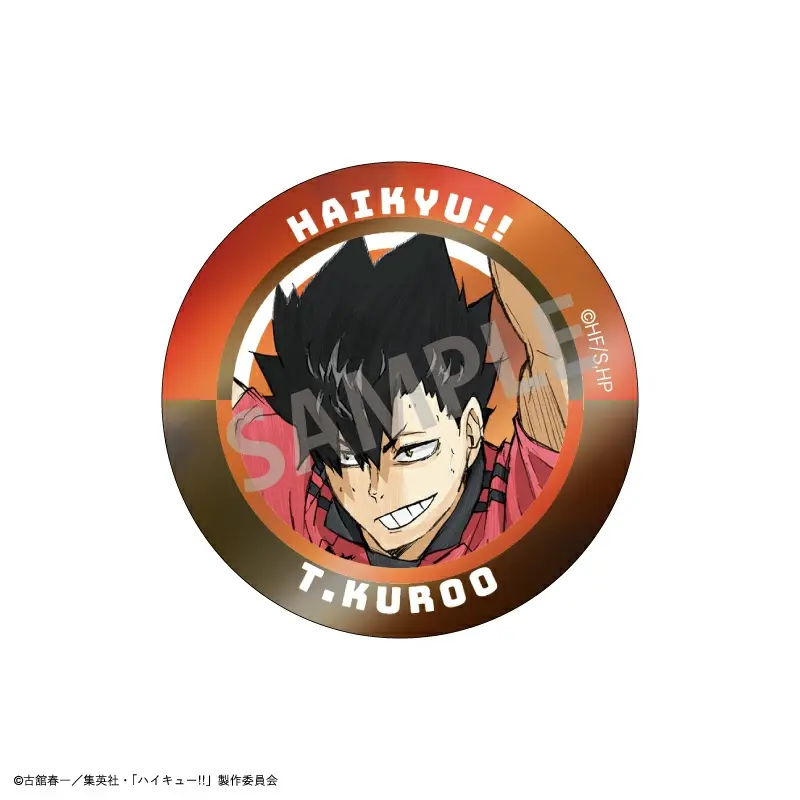 Haikyu!! Trading Metallic Can Badge Blind Bag
