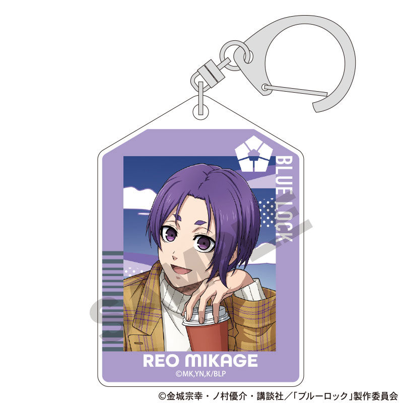 Blue Lock Acrylic Keychain Travel Blind Bag