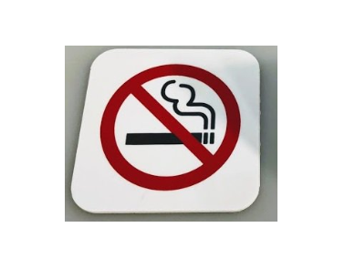 No Smoking Plate