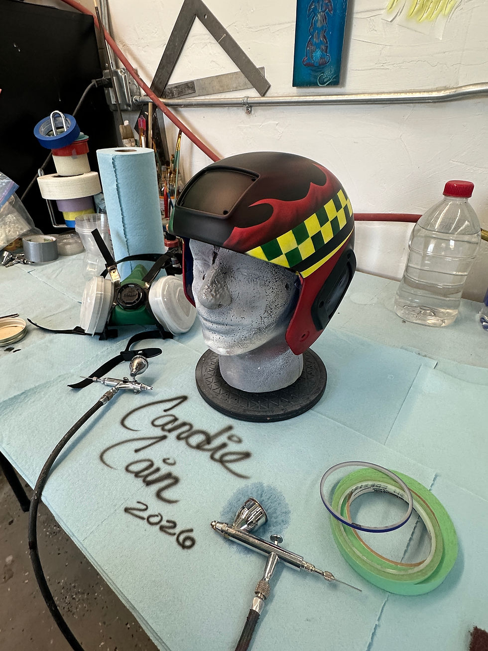 Freefall Skydiving Helmet Front Left Candie Cain ©2026