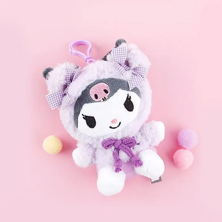 Kuromi Hoodie Plush Bag Chain