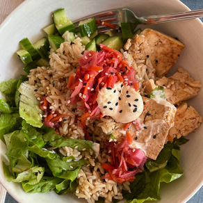 Tofu Banh Mi Bowl or Sandwich