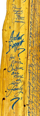 Ruth Baggett, art, totems, sculpture, zebra wood, quilts, motherhood, children, washing, cooking