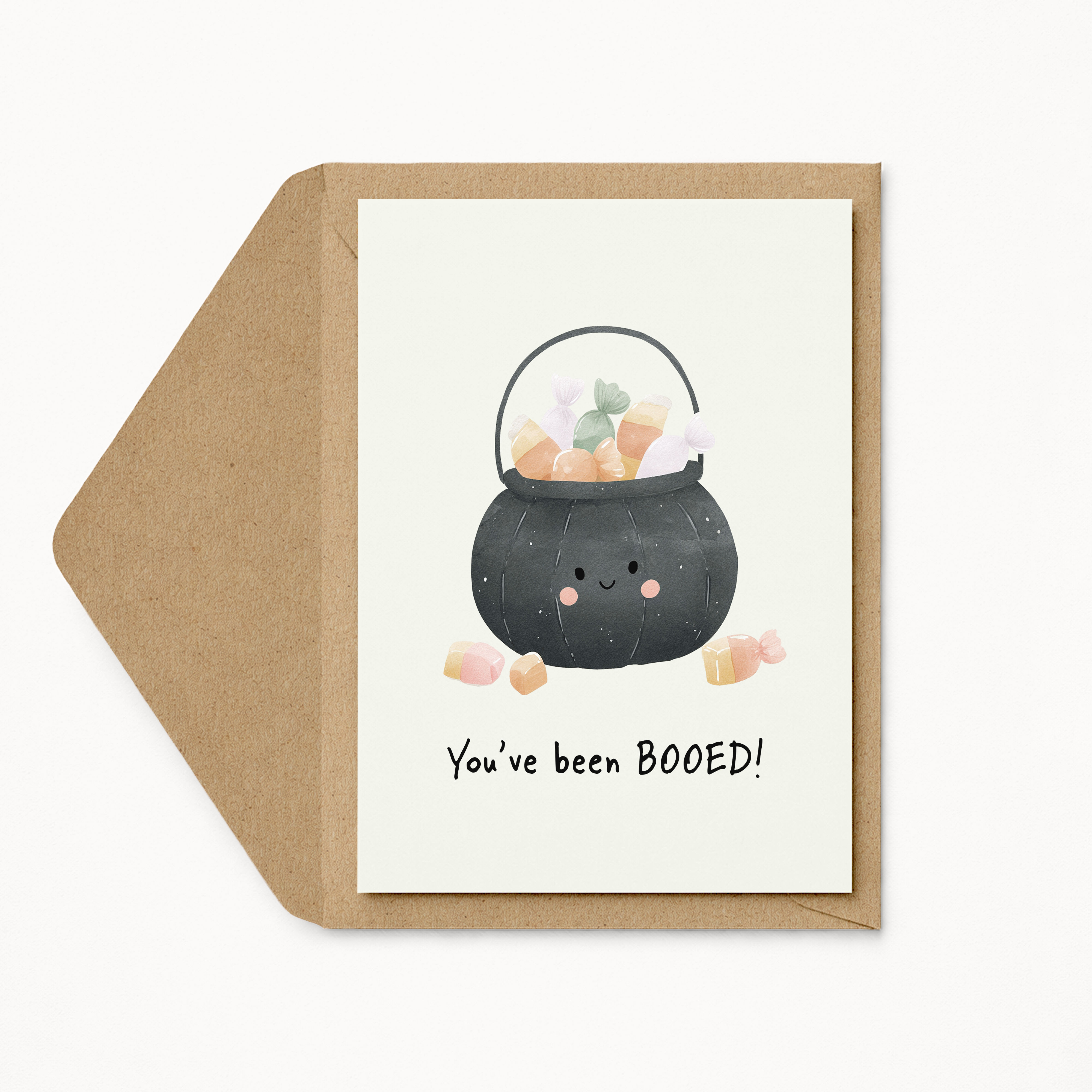 Boo Basket Greeting Card
