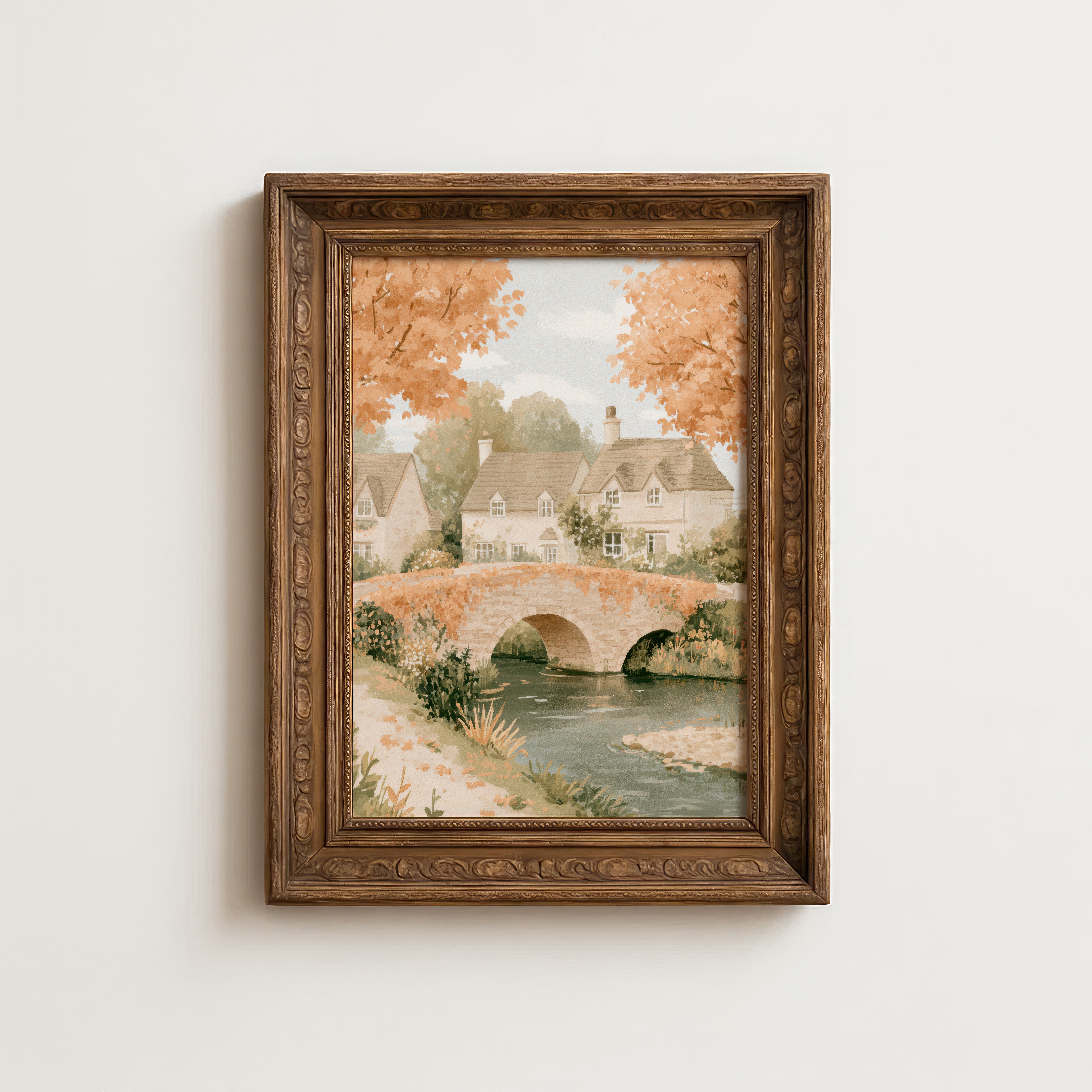 Autumn English Countryside Art Print