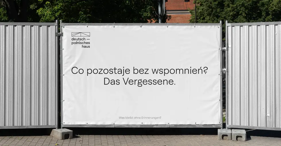 Plakatwerbung Deutsch- Polnisches Haus Marketing Auftriff Offlabel Berlin