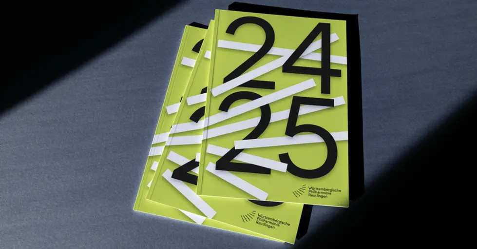 Editorial Design Branding Württembergische Philharmonie Reutlingen
