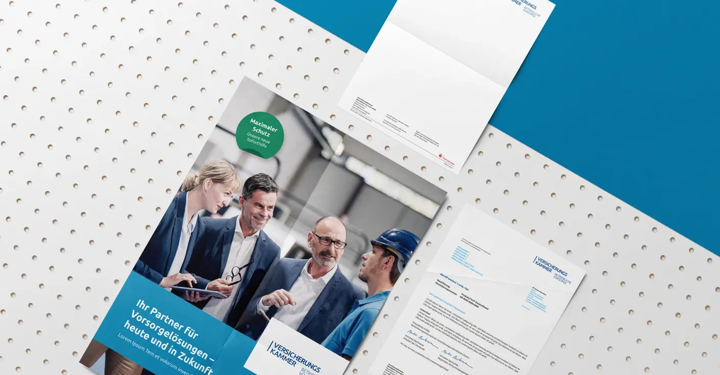 Corporate design
Versicherungskammer Betriebliche Vorsorge aus Bayern